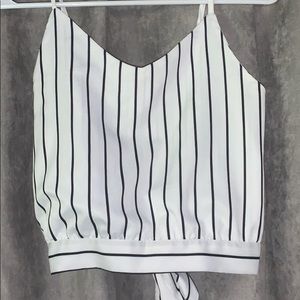 Black and White Tank Top